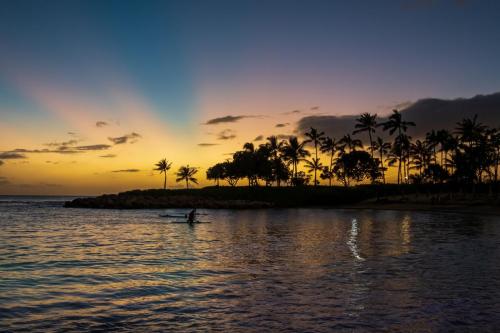 Sunset.  Ko Olina, Hawaii.