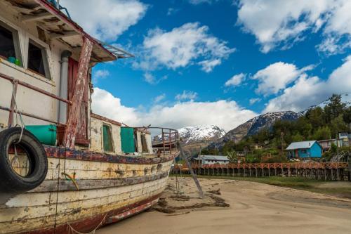 Caleta Tortel, Chile.